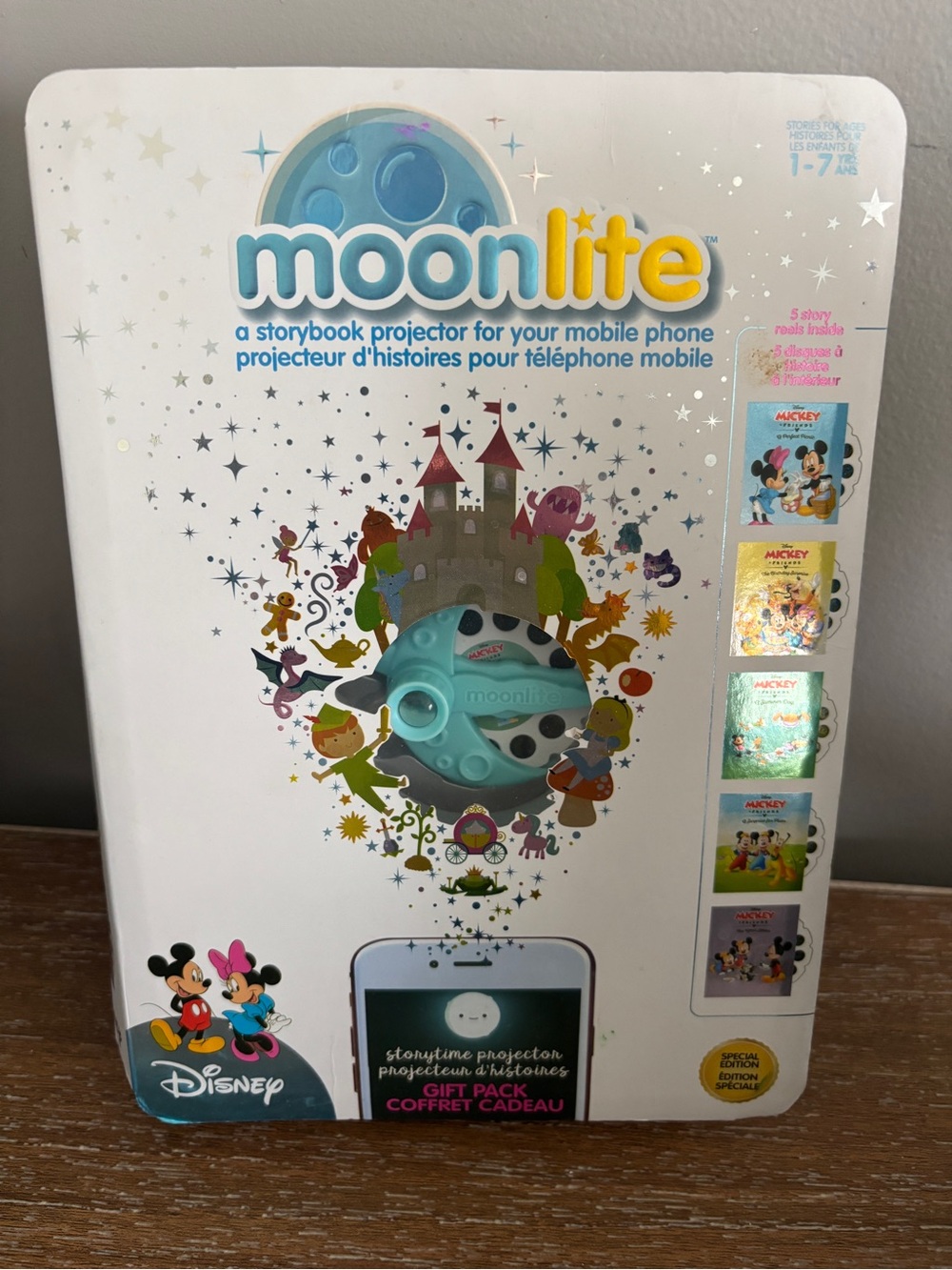 Moonlite Storybook Projector for Kids - Teal